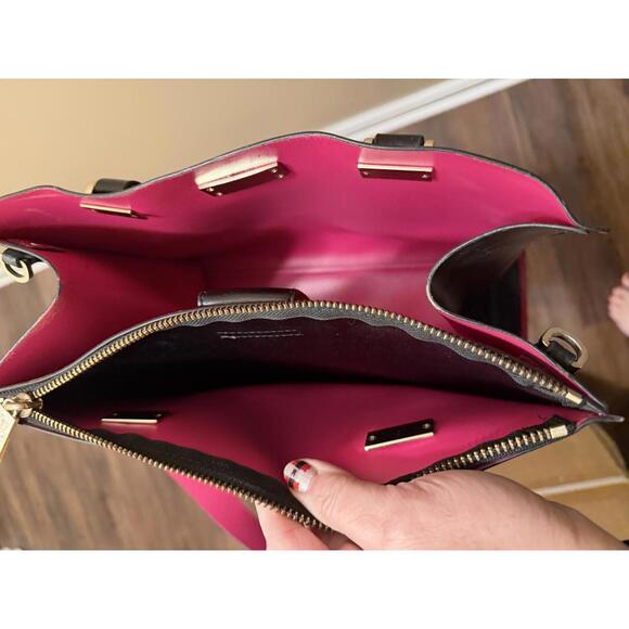 Kate Spade Black Leather Tote Handbag with Matching Wallet - Picture 7 of 8